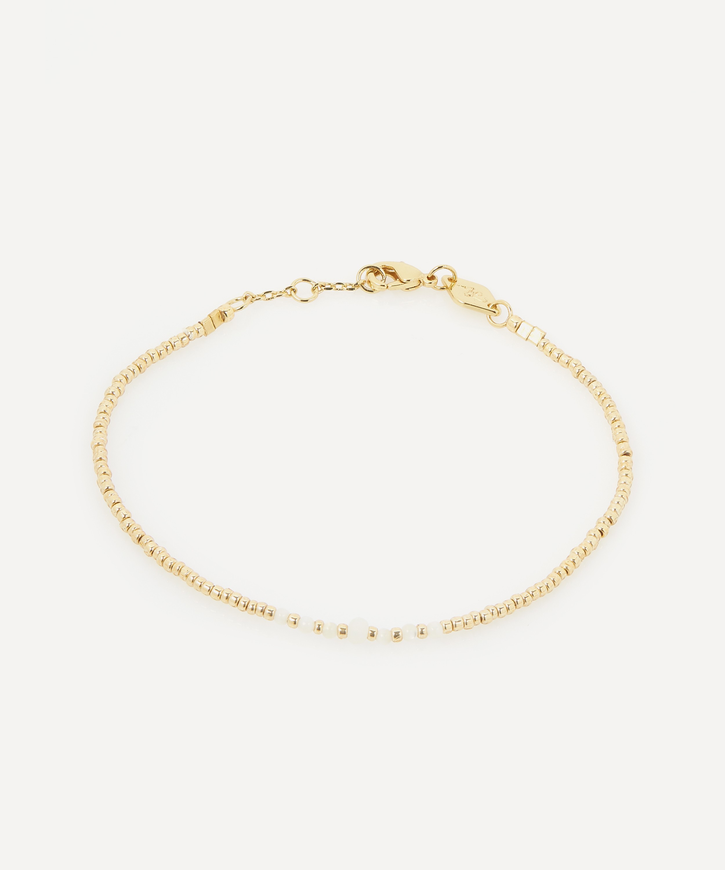 ANNI LU Gold-Plated Bead and Gem Bracelet | Liberty