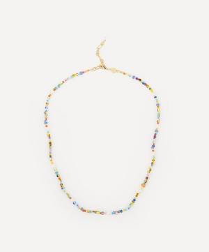 Gold-Plated Petit Alaia Beaded Necklace