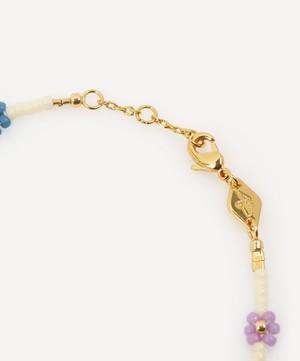 ANNI LU - Gold-Plated Flower Power Beaded Bracelet image number 3