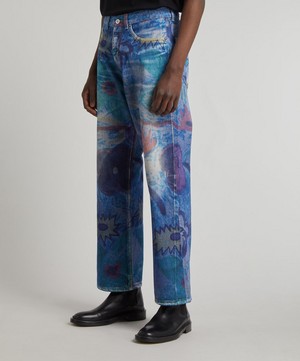 Our Legacy - Third Cut Floral Jeans image number 2