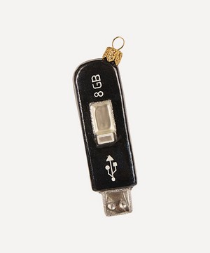 Christmas - Glass USB Stick Ornament image number 0