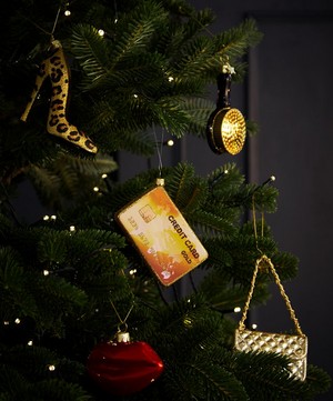 Christmas - Glass Credit Card Ornament image number 1