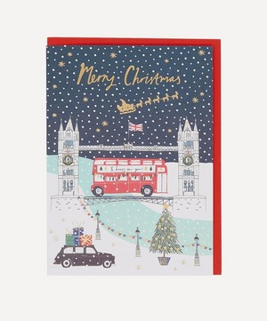 Christmas - Tower Bridge Christmas Cards Pack of Eight image number 0