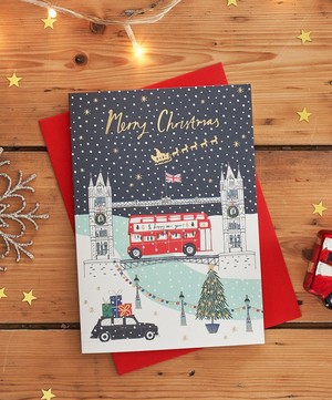 Christmas - Tower Bridge Christmas Cards Pack of Eight image number 1