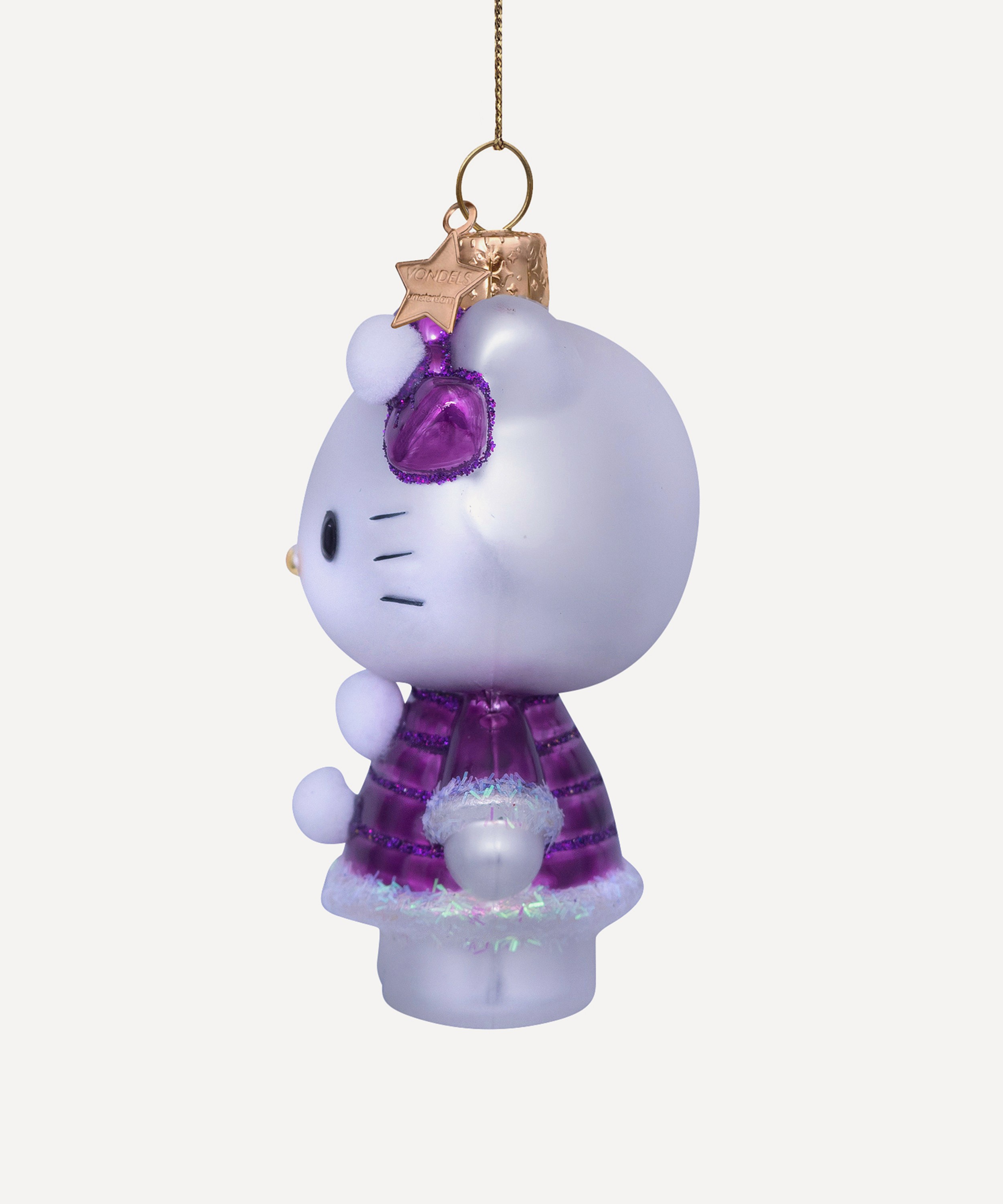 Vondels Purple Handbag Christmas Ornament