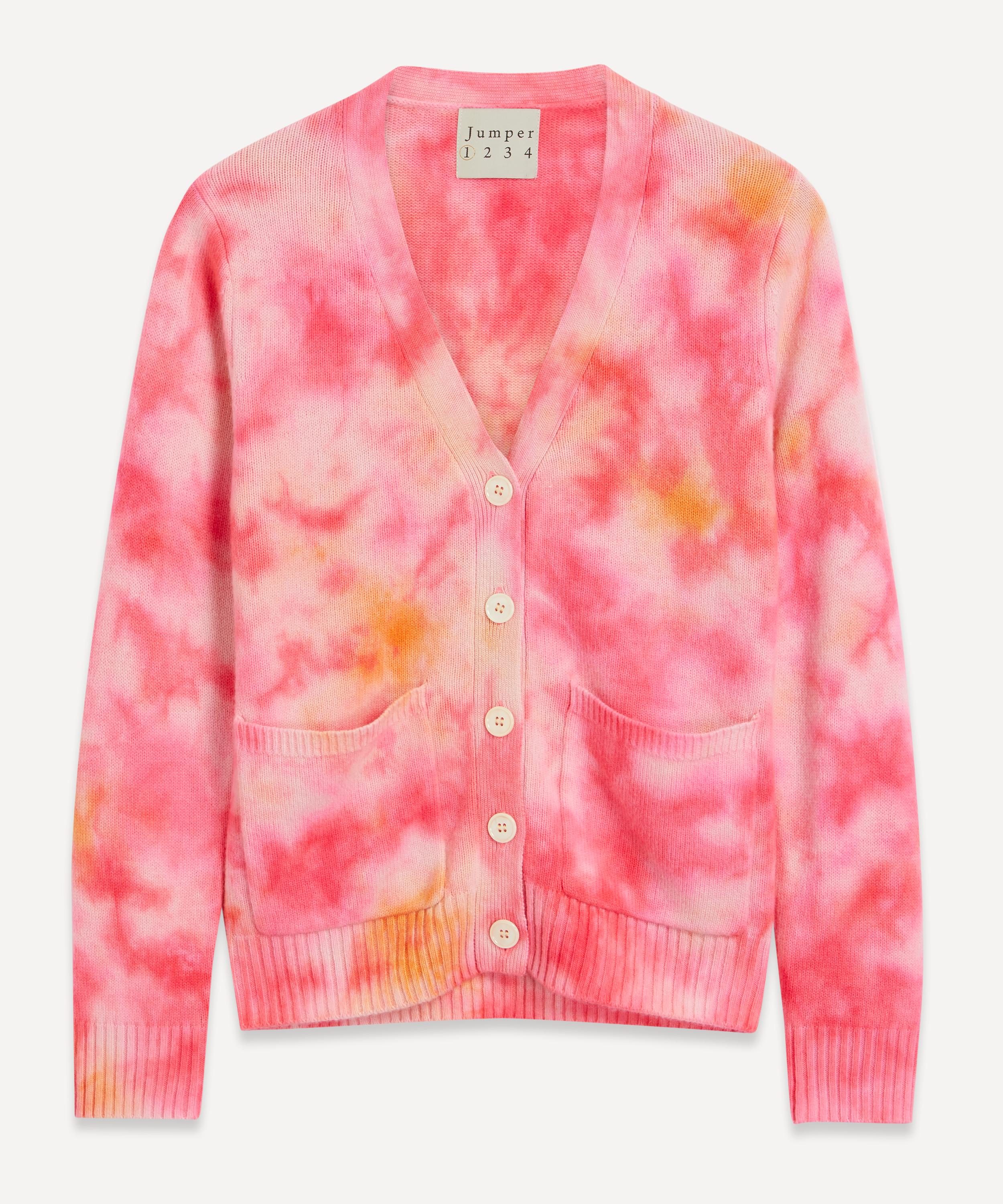 Jumper 1234 Neon Tie-Dye Cardigan