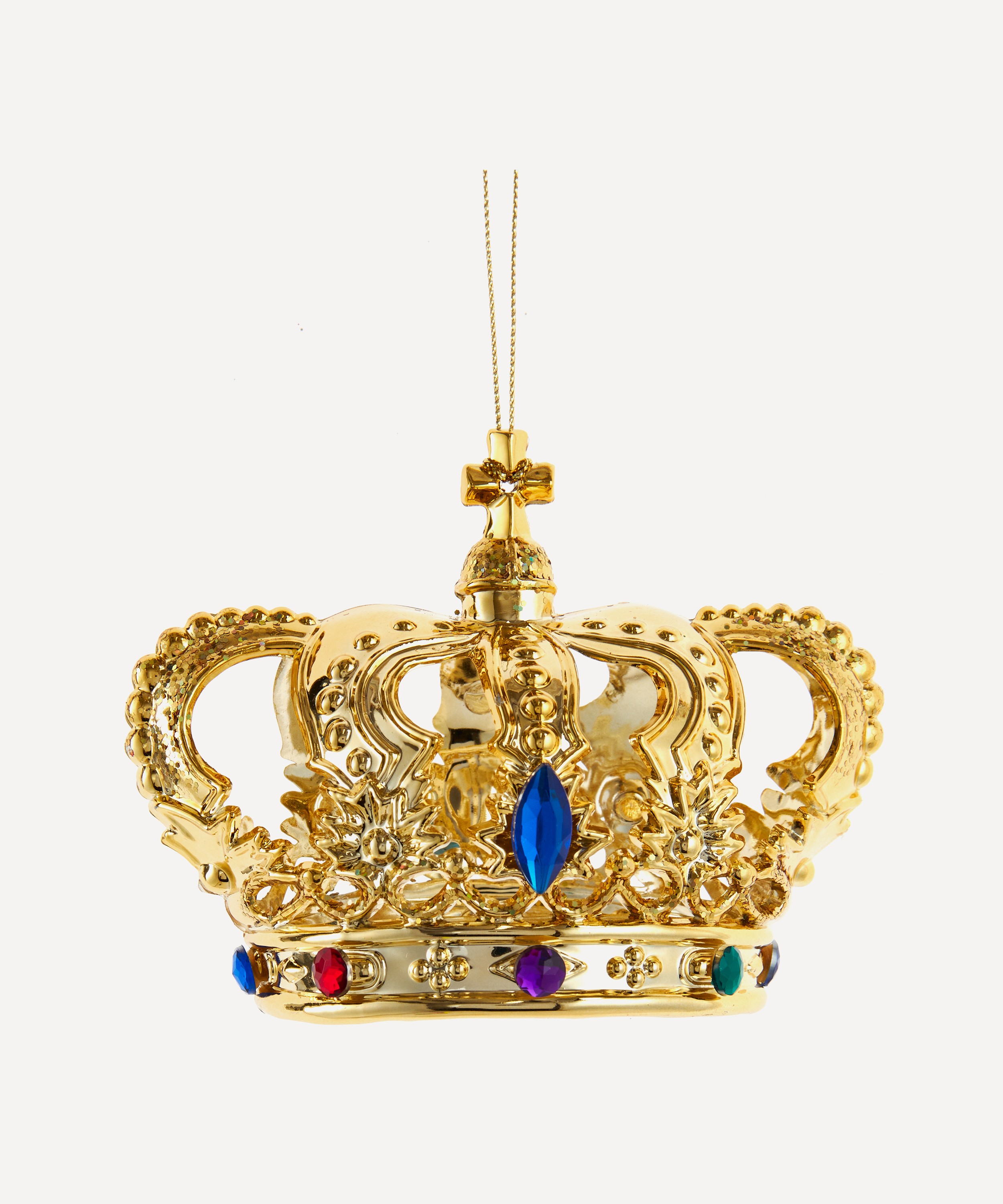 Christmas - Gold Crown Ornament image number 0