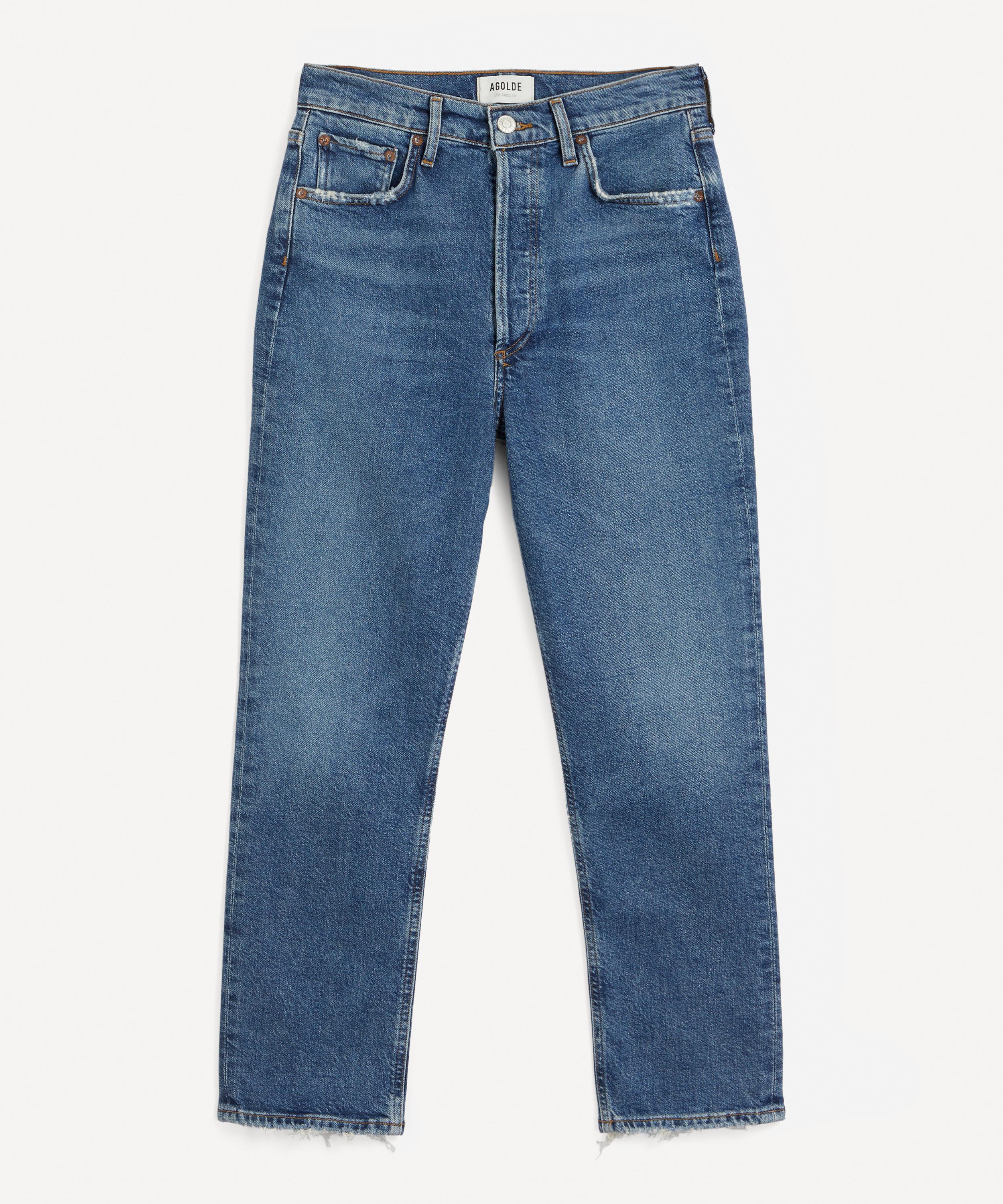 Ruth Super High-Rise Straight Leg Jeans in Bay Water