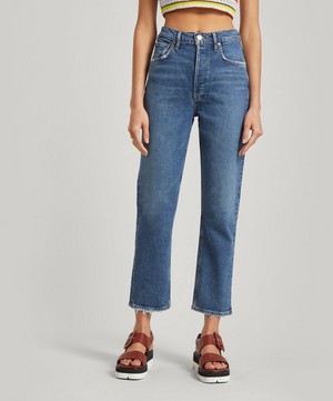 AGOLDE - Riley High-Rise Straight Crop Jeans image number 1