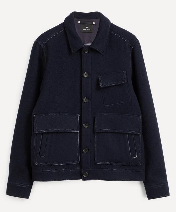 PS Paul Smith - Cropped Top-Stitch Jacket image number null