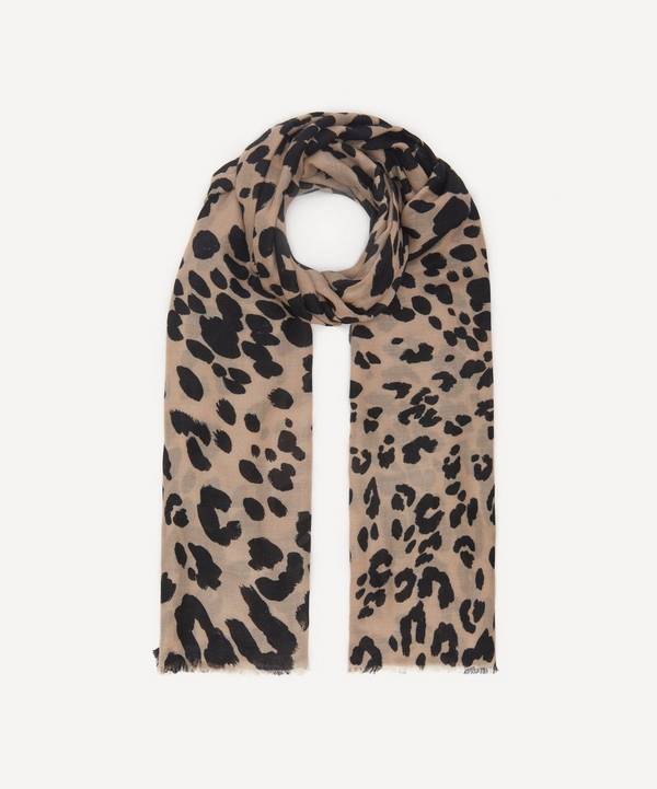 Lily and Lionel - Snow Leopard Cashmere Scarf image number 0