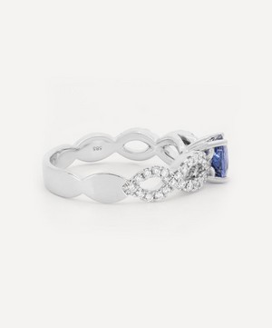 Kojis - 14ct White Gold Violet Sapphire Ring image number 2