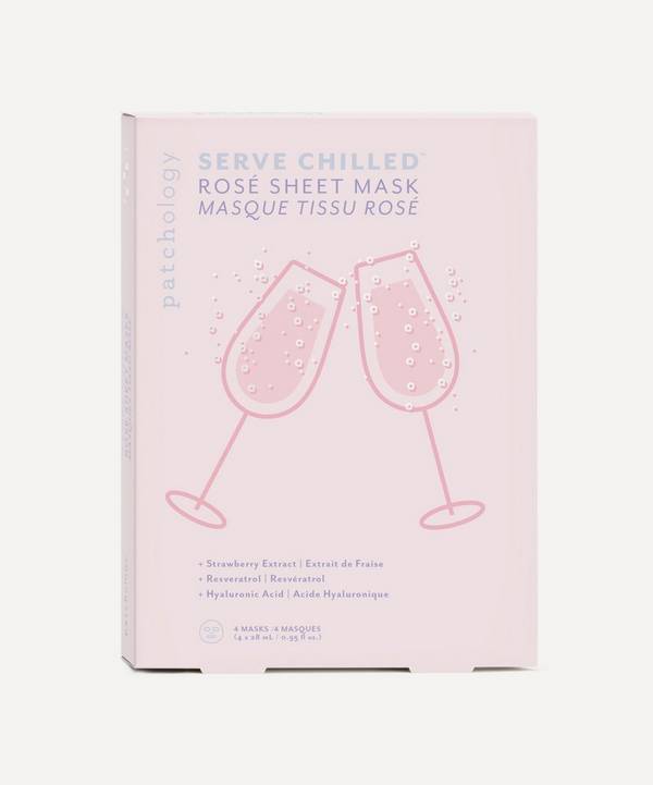 Patchology - Serve Chilled™ Rosé Sheet Mask 4-Pack 130g