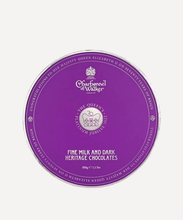 Charbonnel et Walker - Queen’s Platinum Jubilee Fine Milk & Dark Chocolate Selection 500g