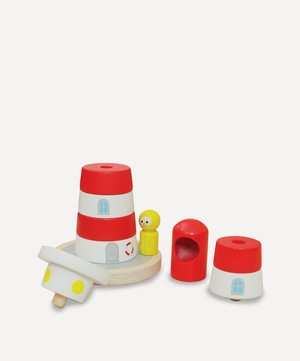 Indigo Jamm - Lighthouse Stacker Toy image number 1