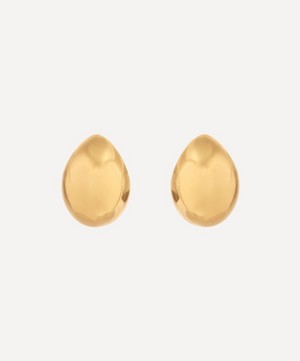 Kenneth Jay Lane - 18ct Gold-Plated Polished Dome Pierced Earrings image number 2