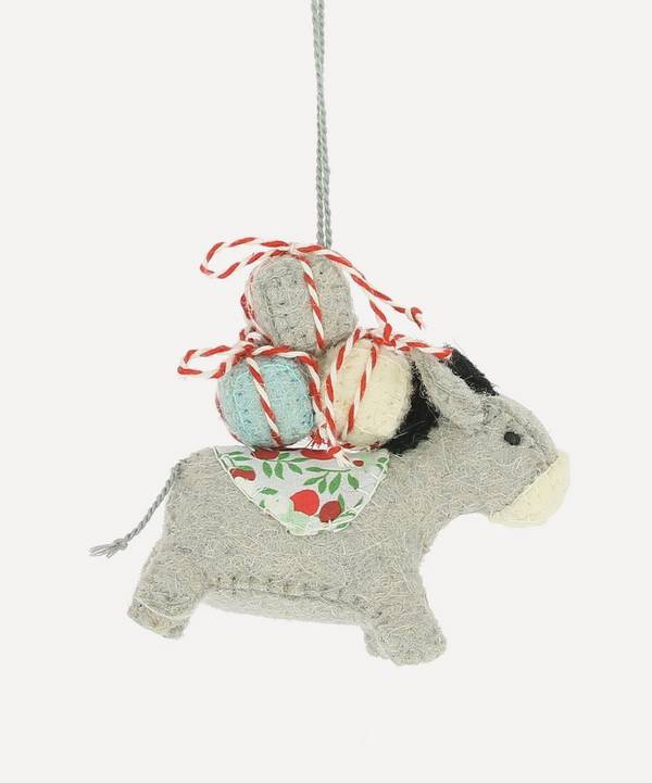 Christmas - Donkey Wool Felt Decoration