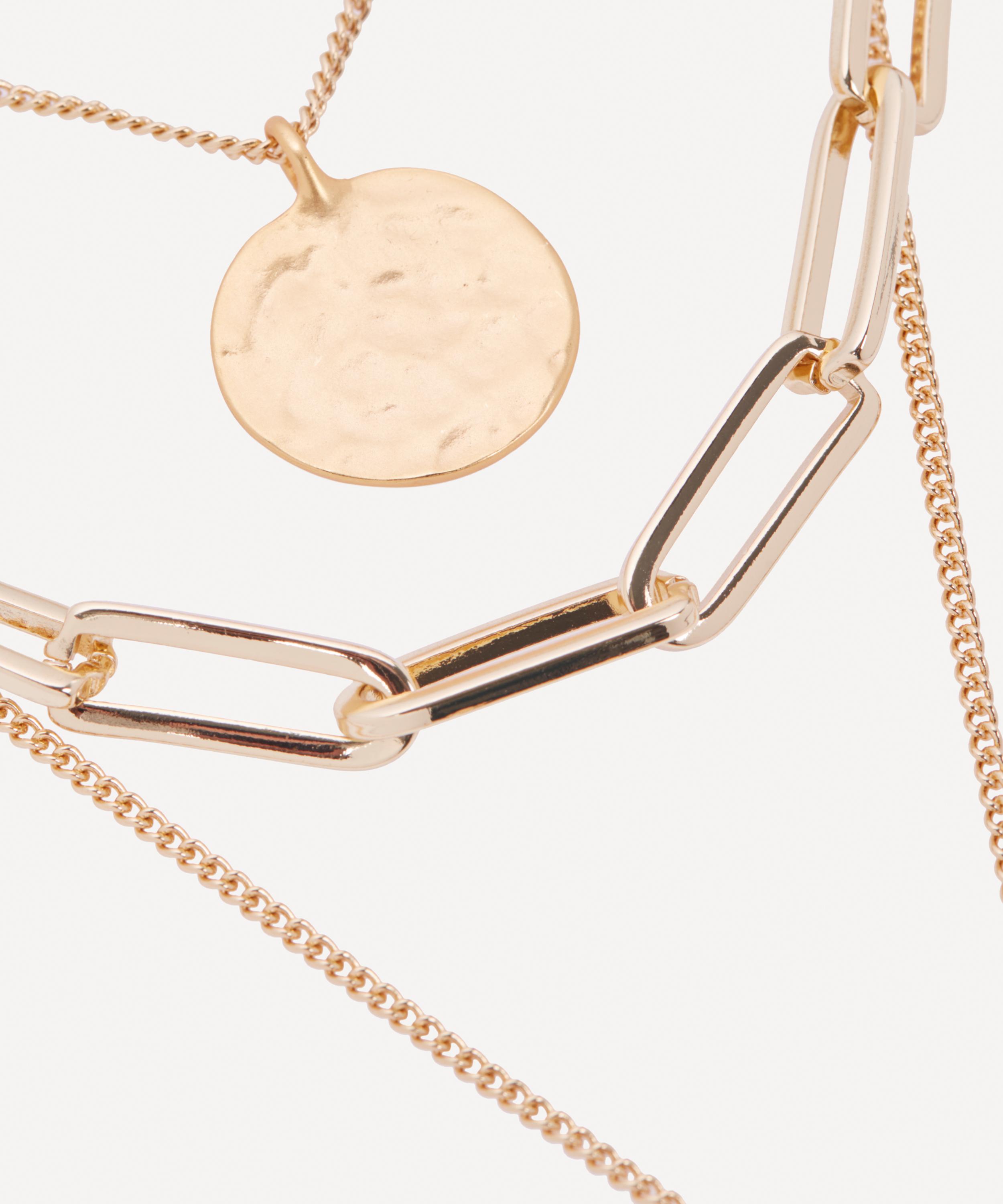 Kenneth jay online lane coin necklace