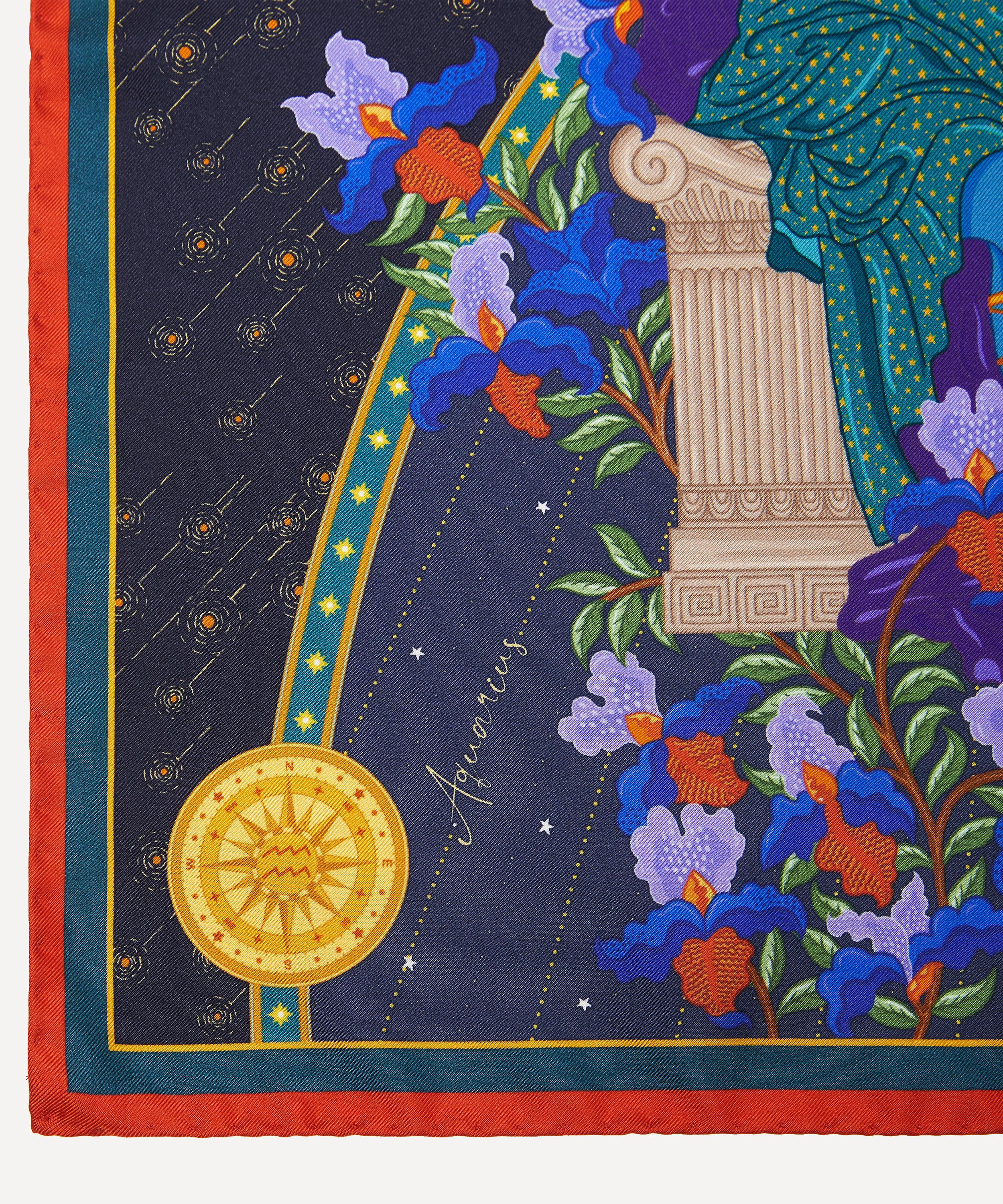 Liberty - Aquarius 45 x 45cm Silk Twill Scarf image number 3