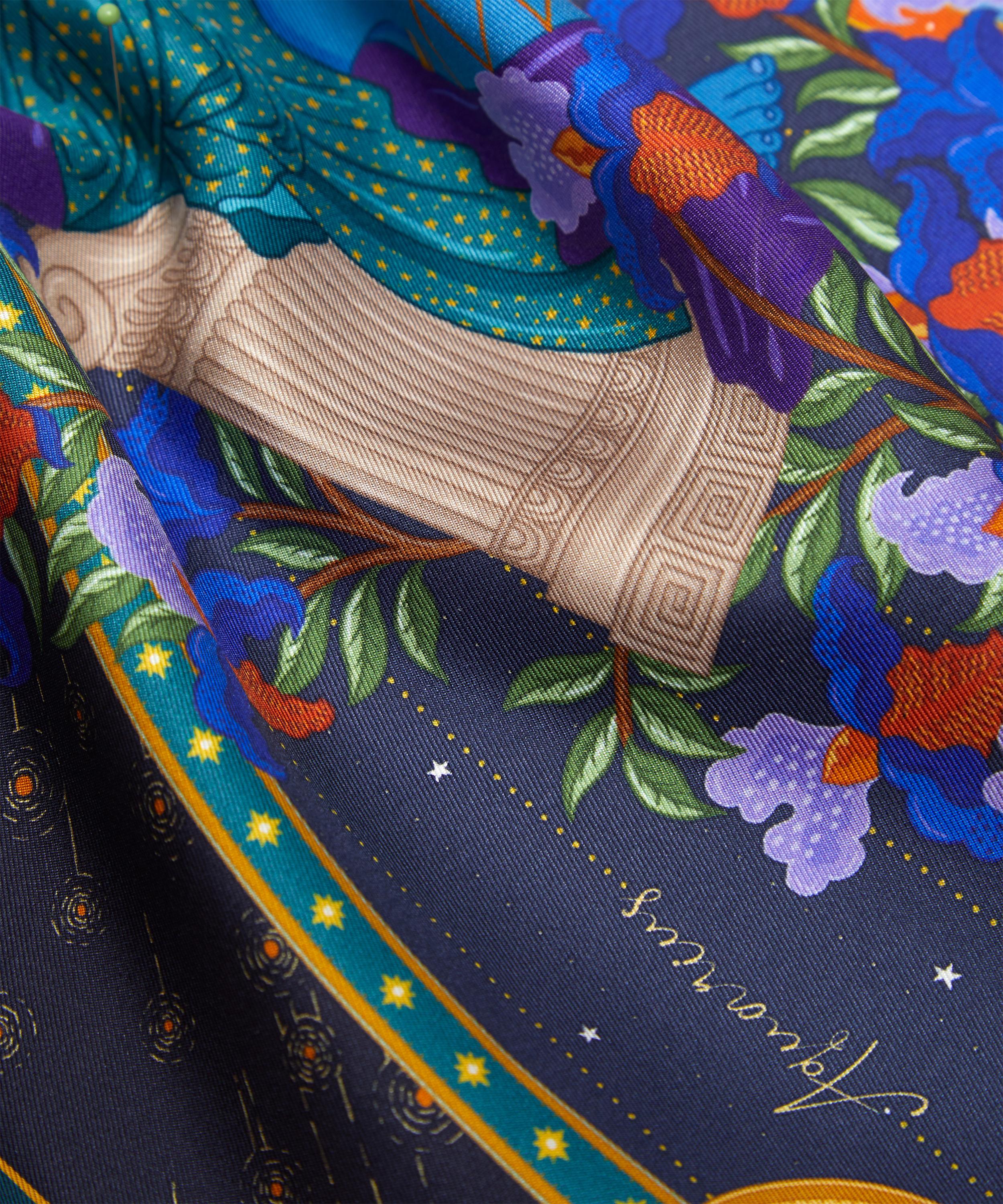 Liberty - Aquarius 45 x 45cm Silk Twill Scarf image number 4