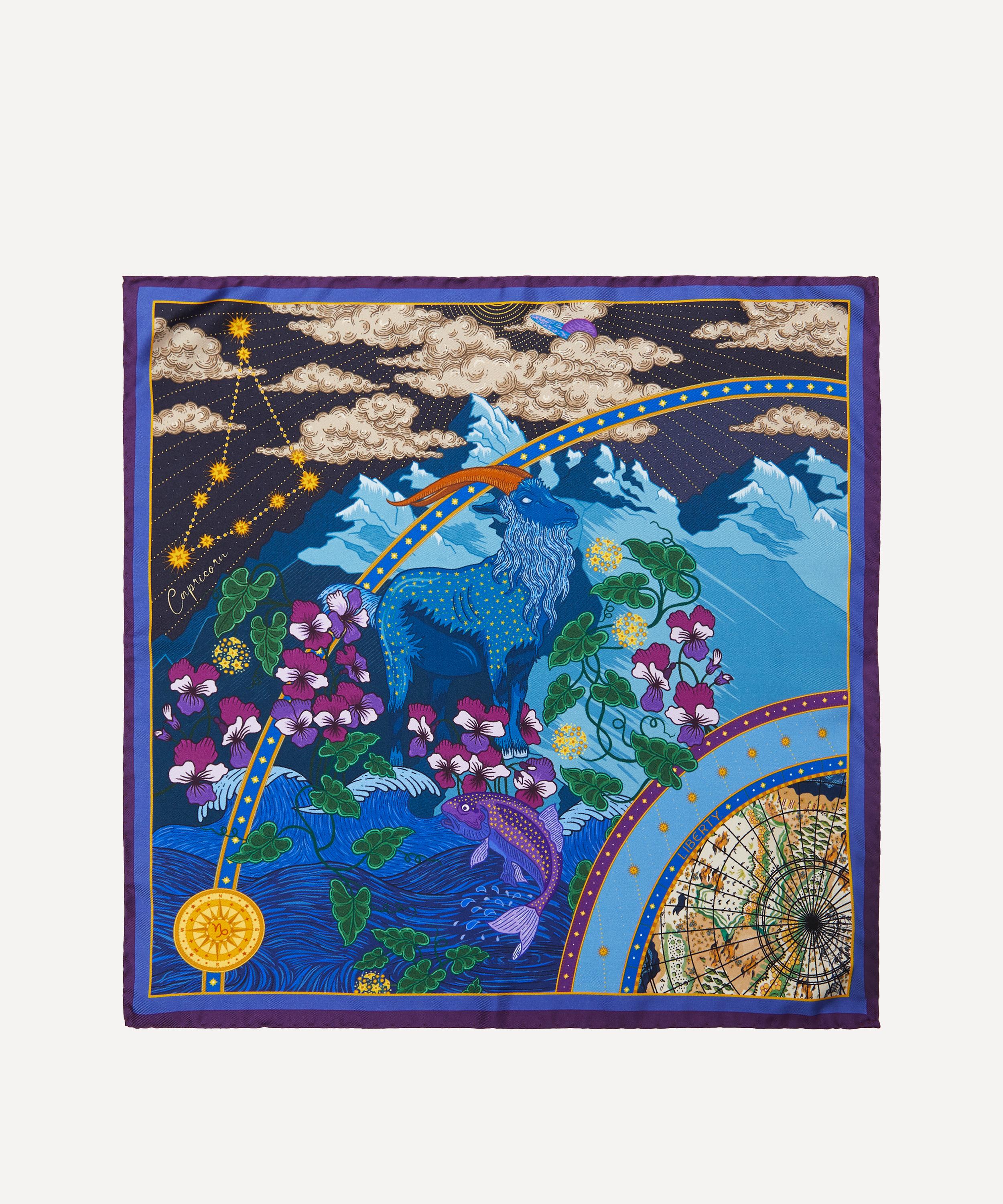 Liberty - Capricorn 45 x 45cm Silk Twill Scarf image number 0