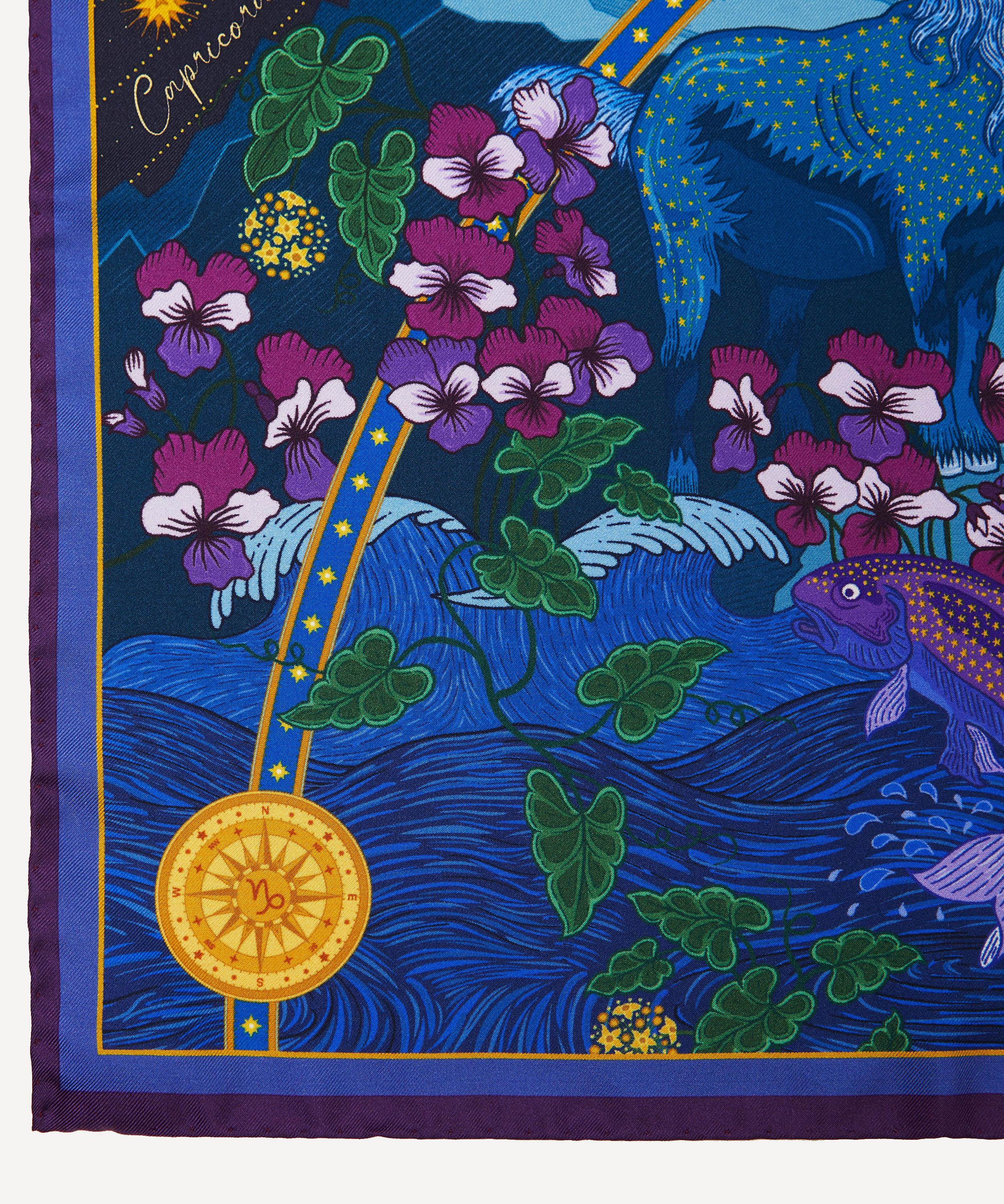 Liberty - Capricorn 45 x 45cm Silk Twill Scarf image number 3