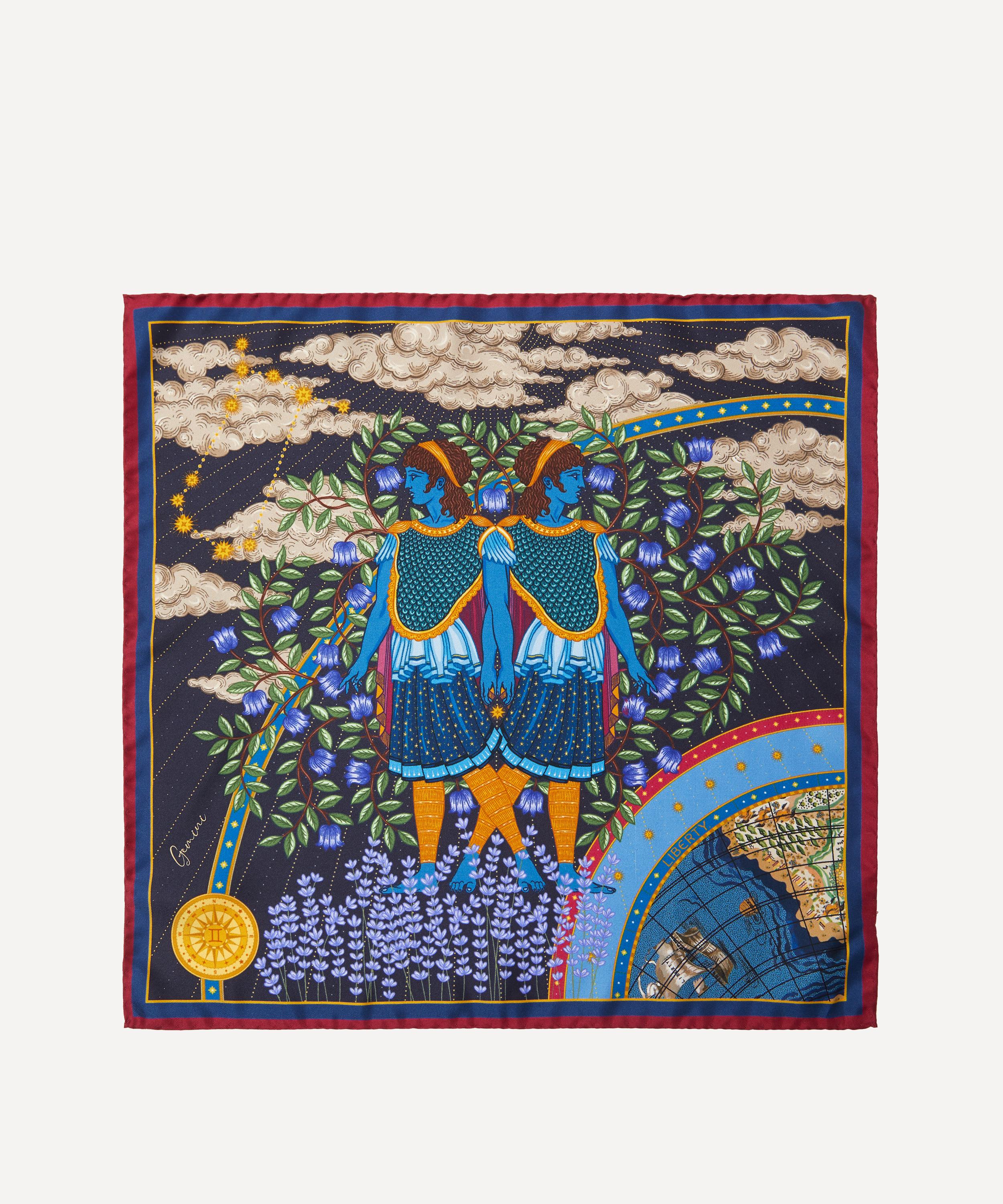Liberty - Gemini 45 x 45cm Silk Twill Scarf image number 0