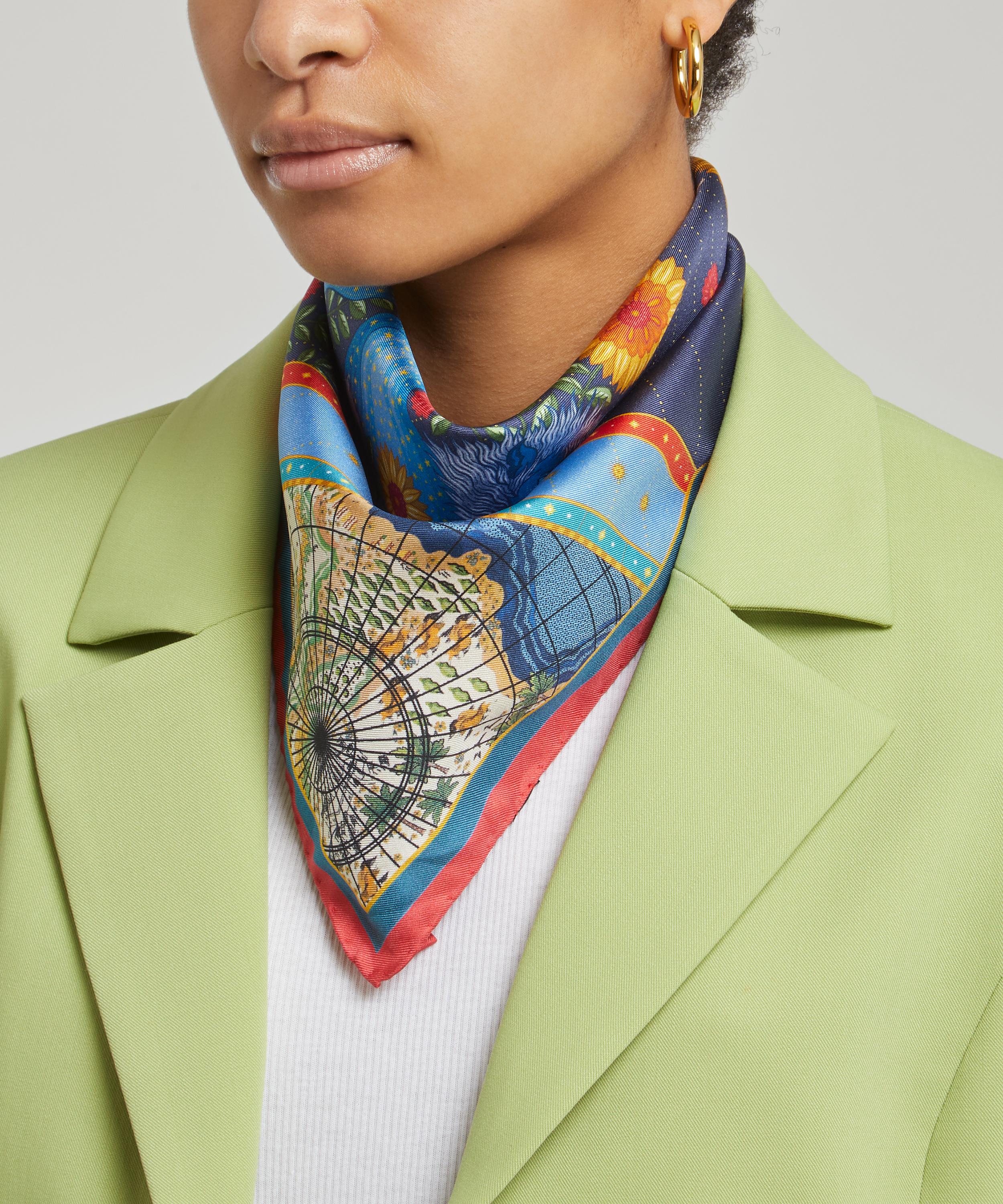 Liberty Elegant Leap Square Silk Twill Scarf