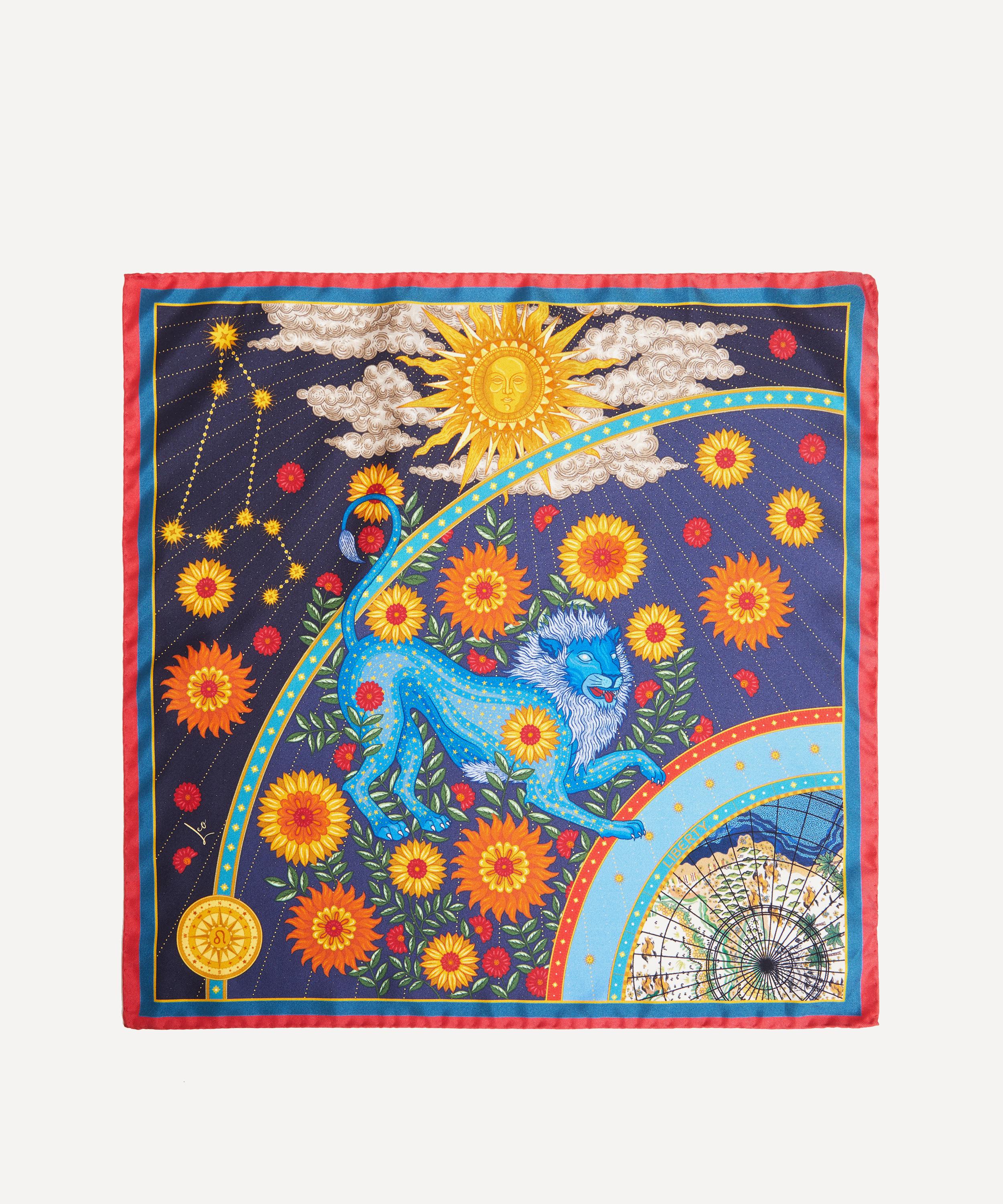 Liberty Leo 45 x 45cm Silk Twill Scarf | Liberty