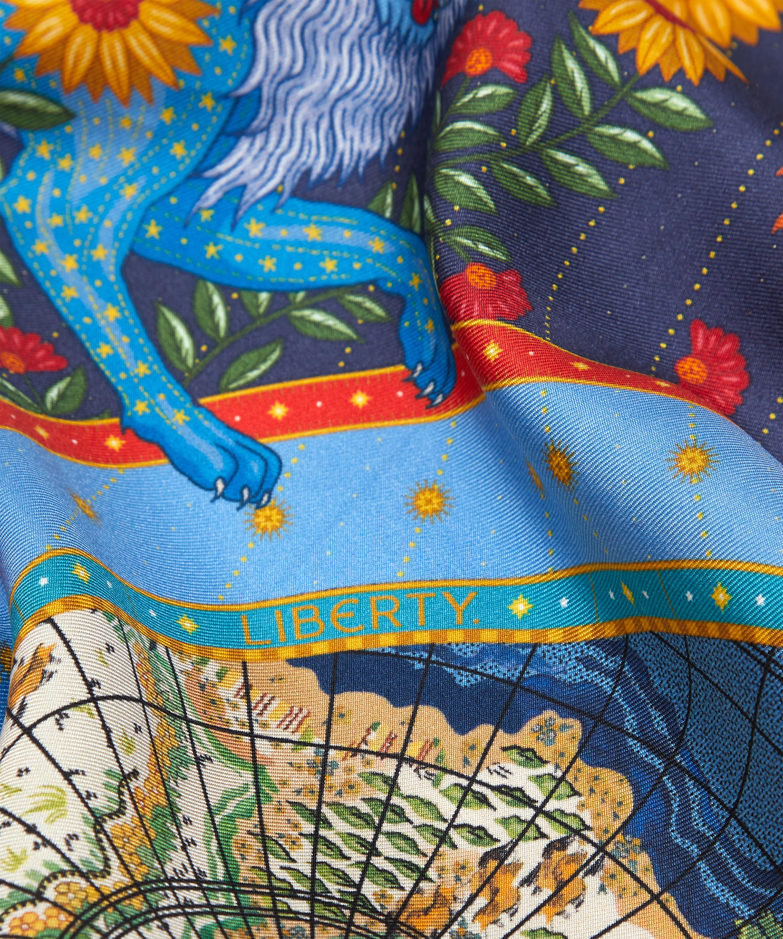 Liberty - Leo 45 x 45cm Silk Twill Scarf image number 4