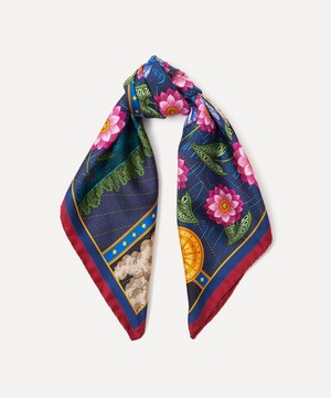 Liberty - Pisces 45 x 45cm Silk Twill Scarf image number 2