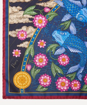 Liberty - Pisces 45 x 45cm Silk Twill Scarf image number 3