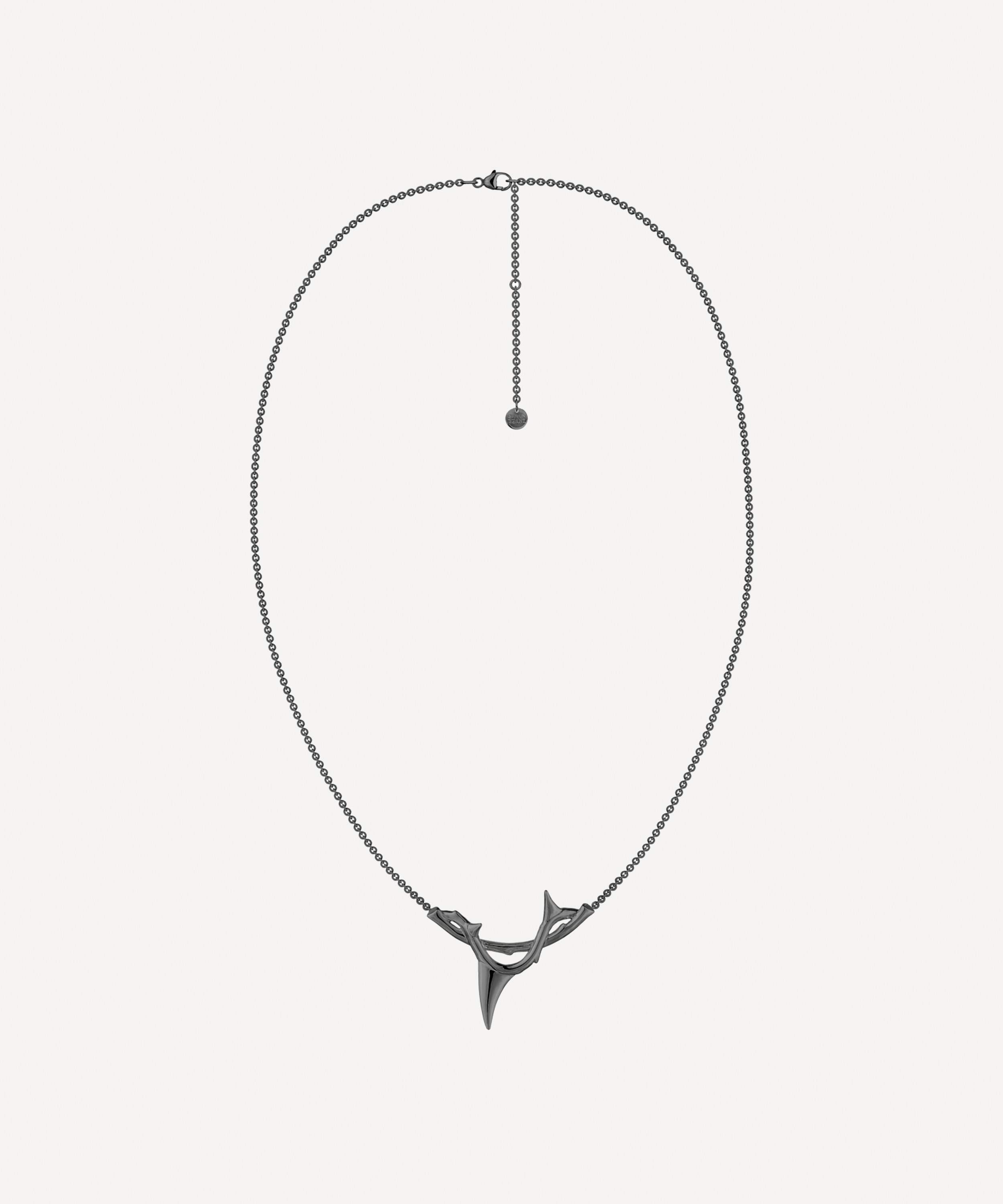 Shaun Leane - Black Rhodium-Plated Rose Thorn Branch Pendant Necklace image number 0