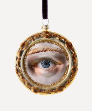 Christmas - Glass Framed Eye Ornament image number 0