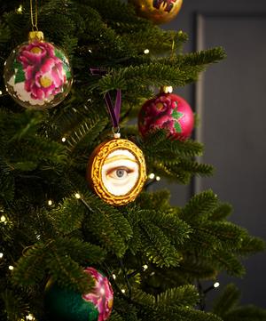 Christmas - Glass Framed Eye Ornament image number 1