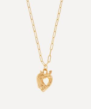 Alighieri - 24ct Gold-Plated Bronze Lovers Pact Pendant Necklace image number 0