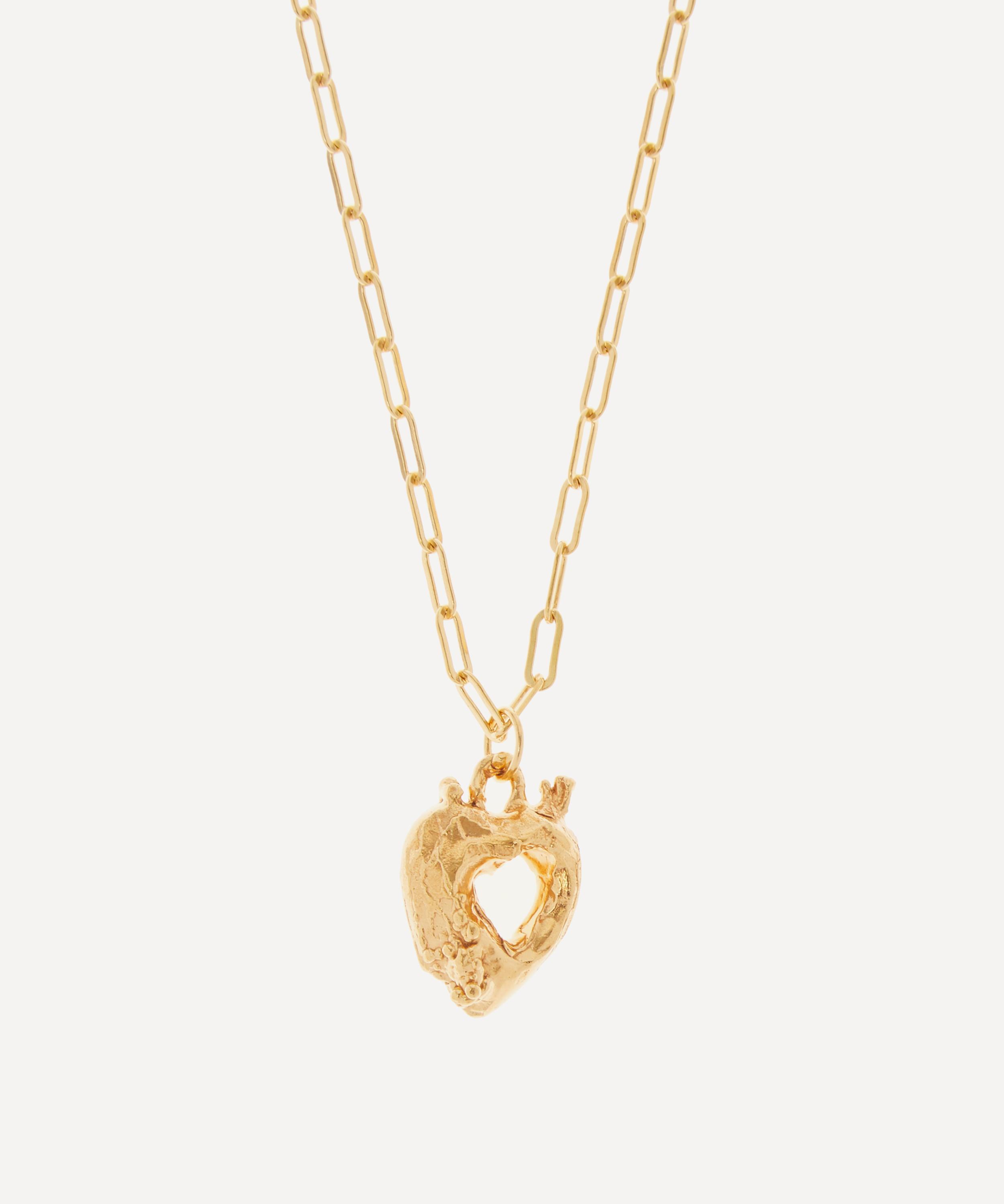 Alighieri - 24ct Gold-Plated Bronze Lovers Pact Pendant Necklace