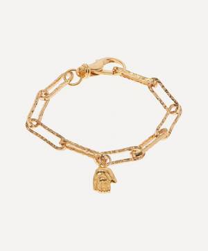 24ct Gold-Plated Bronze Token Of Love Amulet Bracelet