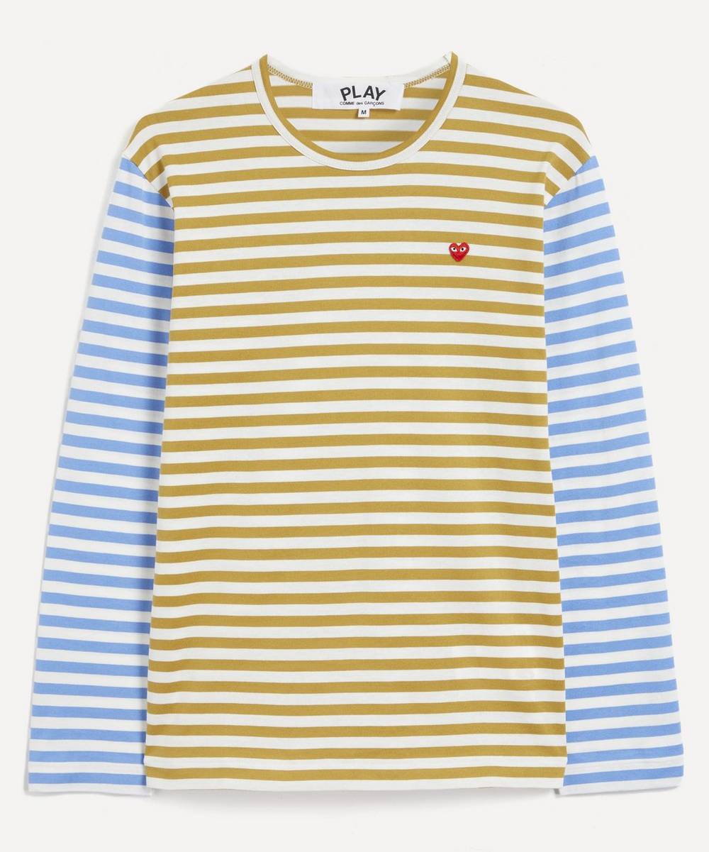 Comme des Garçons Play - Striped Knitted T-Shirt
