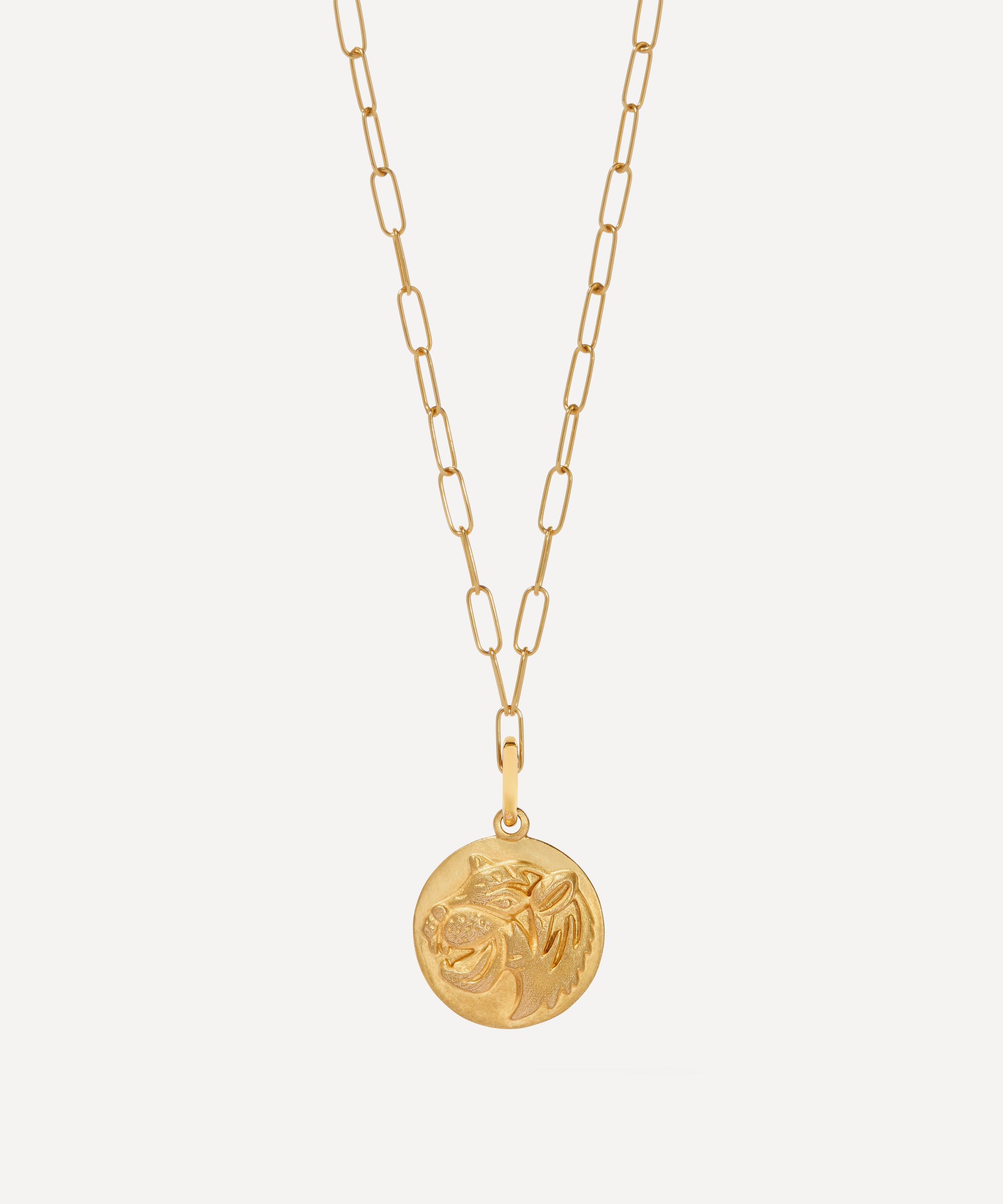 Annoushka - 18ct Gold Mythology Tiger Charm Pendant image number 2