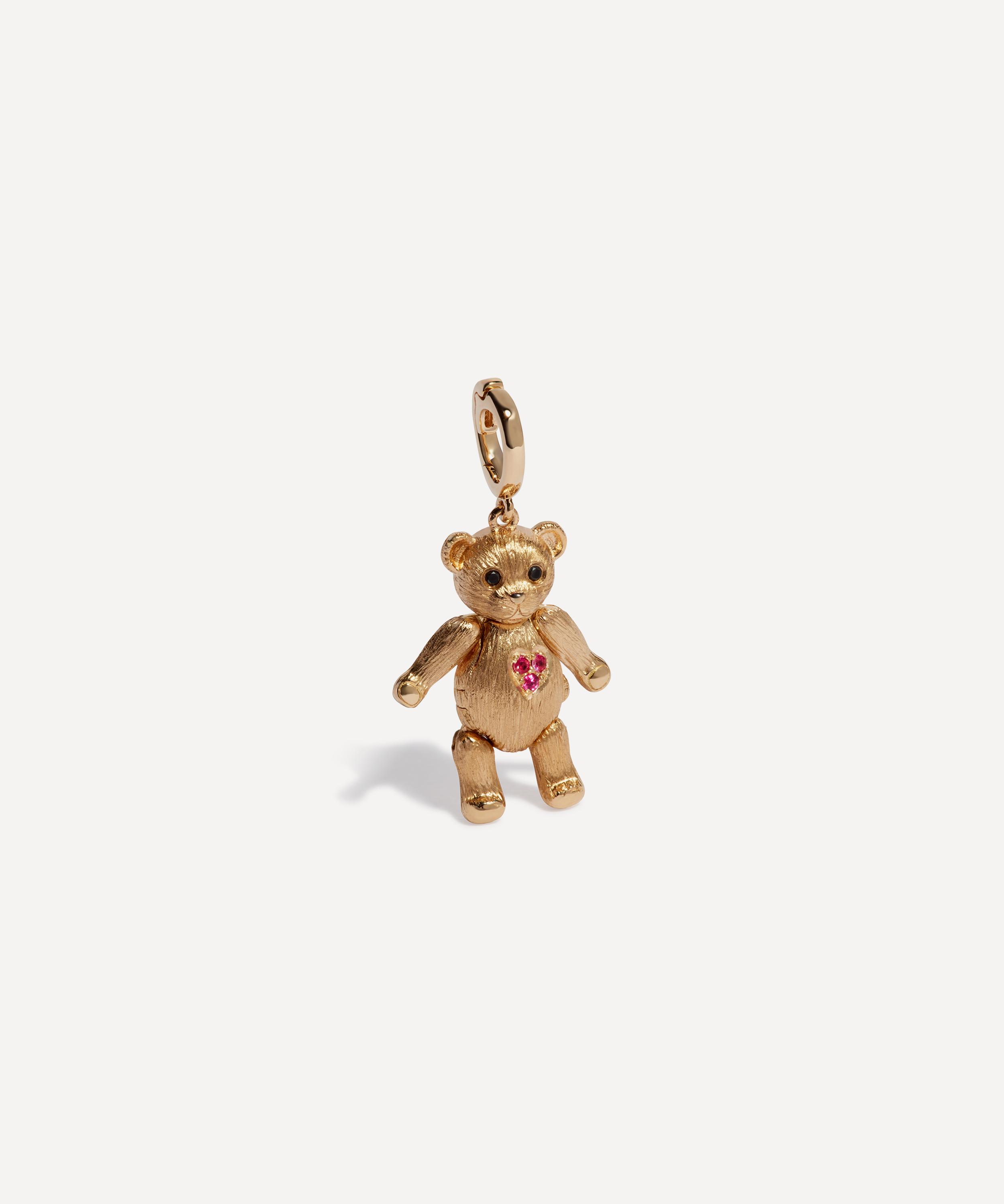 Annoushka - 18ct Gold Mythology Teddy Bear Locket Charm image number 0