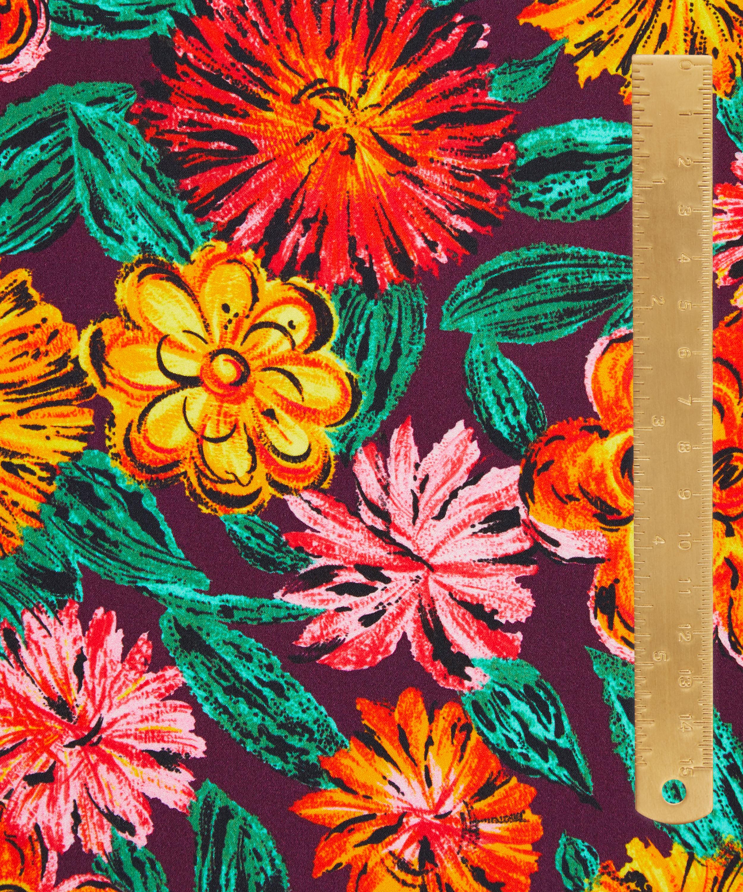 Liberty Fabrics - Grenada Blooms Silk Satin image number 4