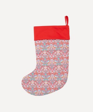 Liberty - Strawberry Thief Red Christmas Stocking image number 2