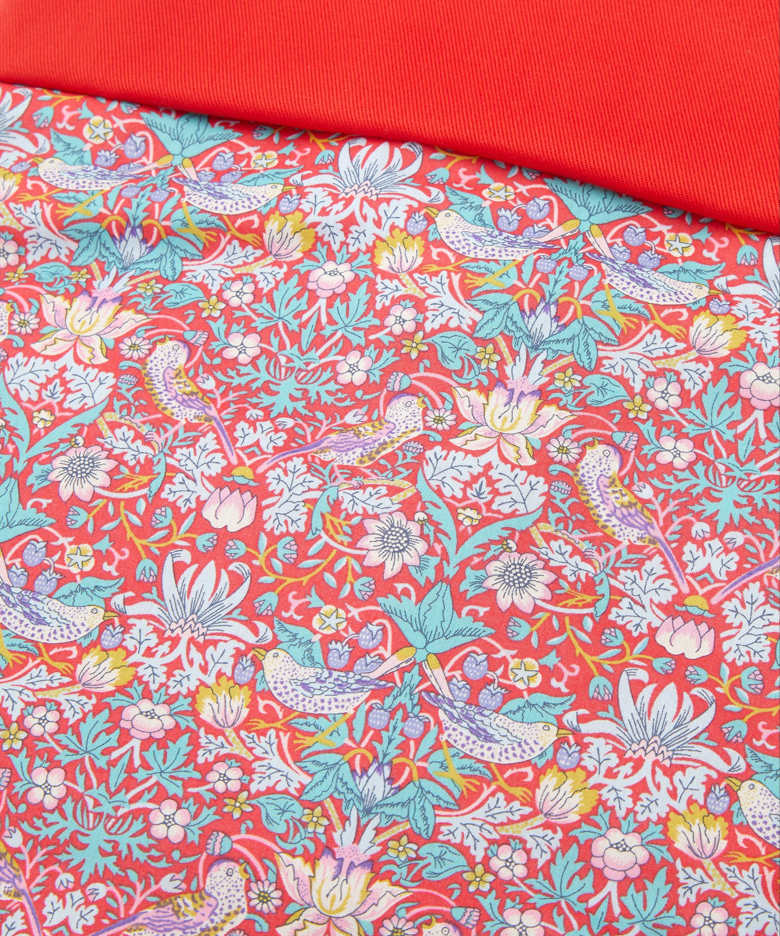 Liberty - Strawberry Thief Red Christmas Stocking image number 1