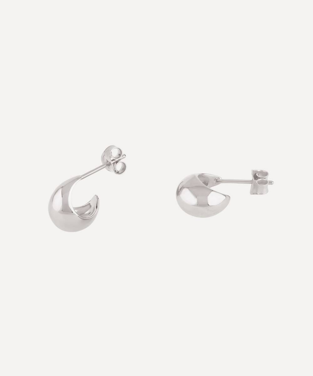 Dinny Hall - Silver Mini Scoop Hoop Earrings