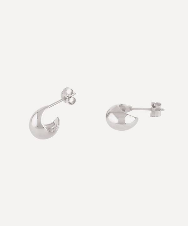 Dinny Hall - Silver Mini Scoop Hoop Earrings image number 0
