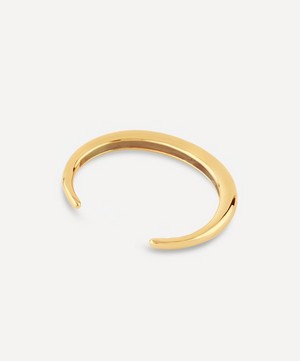 Dinny Hall - Gold Plated Vermeil Silver Scoop Cuff Bracelet image number 4
