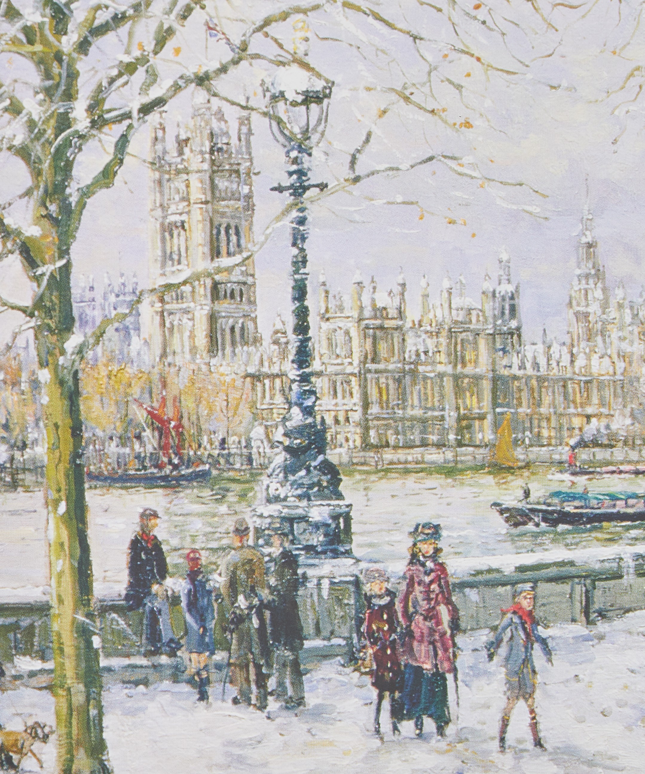 Christmas - View of Westminster Christmas Cards Box of Five image number 3