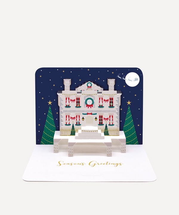 Christmas - Pop-Up Victorian House Christmas Cards Set of Five image number null