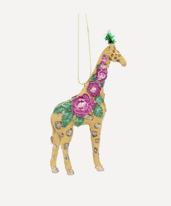 Christmas - Tropical Fantasy Giraffe Ornament image number null